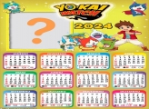 Calendário 2024 Yo Kai Watch para Foto Colagem Online