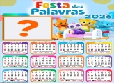 Calendário 2026 Festa das Palavras Montagem de Foto