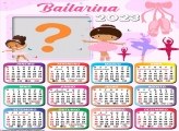 Calendário 2023 Bailarina Colagem de Foto Online