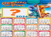 Calendário 2026 Debaixo do Píer Colar Foto Online