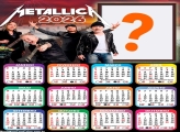 Calendário 2026 Metallica Juntar Foto Online