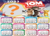 Calendário 2023 Talking Tom e Friends Colagem Online