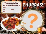 Convite Churrasco para Amigos