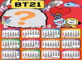 Montagem Infantil Calendário 2022 BT21