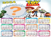 Calendário 2024 Toy Story Editar Moldura Grátis