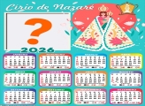 Calendário 2026 Círio de Nazaré Colagem de Fotos