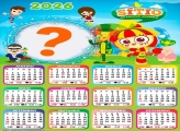 Calendário 2026 Sítio do Picapau Amarelo para FotoMontagem