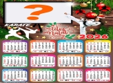 Calendário 2026 Feliz Natal Karatê Colagem de Fotos