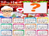 Calendário 2026 Feliz Natal Sogra Juntar Foto Online