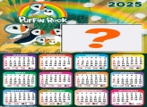 Calendário 2025 Puffin Rock Colagem de Foto