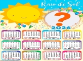 Foto Calendário 2026 Raio de Sol Grátis