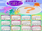 Calendário 2024 Escola dos Rugidos Emoldurar Grátis