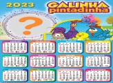 Criar Montagem Calendário 2023 Galinha Pintadinha