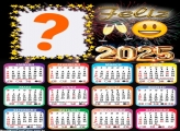 Calendário 2025 Foto Montagem Feliz 2025