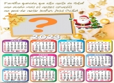 Calendário 2023 Frase para Família Querida de Feliz Natal Online