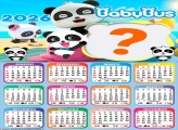 Calendário 2026 BabyBus Montagem de Foto