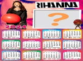 Calendário 2024 Rihanna Colar Grátis Online