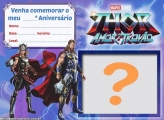 Convite Thor Amor e Trovão