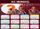 Calendário 2026 As Múmias e o Anel Perdido Colar Foto Online