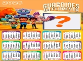 Calendário 2026 Guardiões da Floresta Emoldurar Foto Online