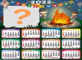 Calendário 2022 Fogueira Online de Festa Junina