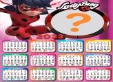 Fazer Montagem de Fotos Calendário 2023 LadyBug Boneca