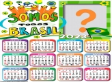 Calendário 2023 Todos Brasil Foto Moldura Grátis