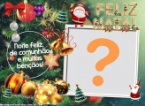 Comunhão Feliz Natal Moldura Online
