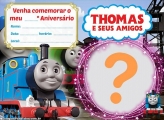Convite Thomas e Seus Amigos
