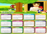 Calendário 2018 Pica Pau Desenho Animado