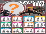 Calendário 2023 Akatsuki Criar Online Foto Moldura