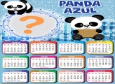 Calendário 2021 Panda Montagem de Fotos On Line